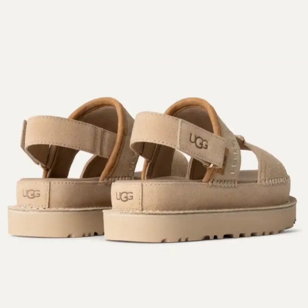 Ugg Goldenstar Regenerate  womens Sandal in sand size7.5 New - Picture 6 of 6